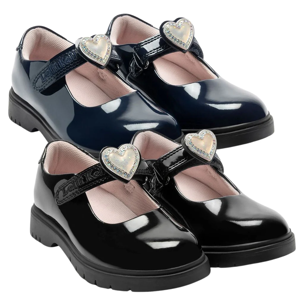 Girls Patent School Shoes